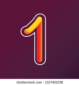 Tube script with 1 number