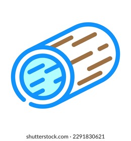 tube steel production color icon vector. tube steel production sign. isolated symbol illustration