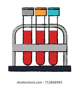 tube test with blood