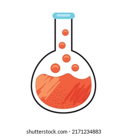 tube test flask laboratory icon