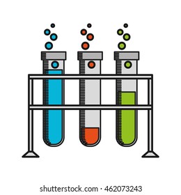 tube test glass icon vector illustration design