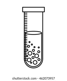 tube test glass icon vector illustration design