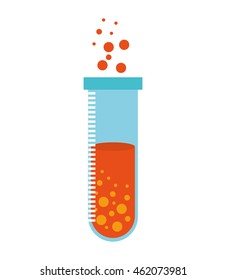 tube test glass icon vector illustration design