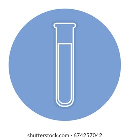 tube test isolated icon