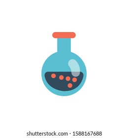 tube test isolated icon vector