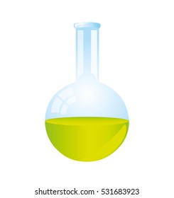 tube test isolated icon vector illustration design