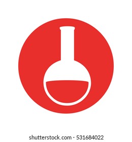 tube test isolated icon vector illustration design