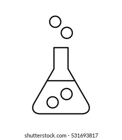 tube test isolated icon vector illustration design