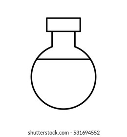 tube test isolated icon vector illustration design