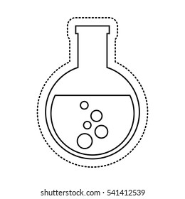 tube test isolated icon vector illustration design