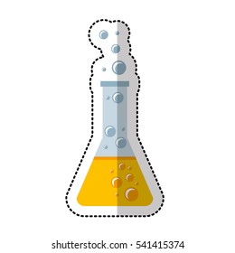tube test isolated icon vector illustration design