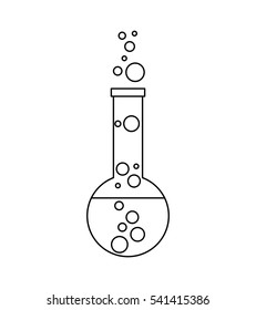 tube test isolated icon vector illustration design