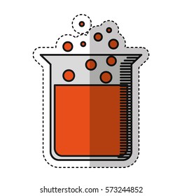 tube test isolated icon vector illustration design