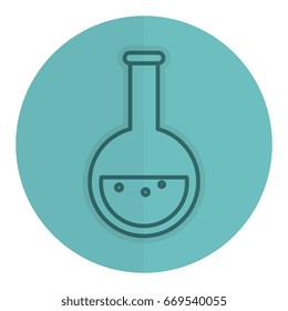 tube test laboratory icon