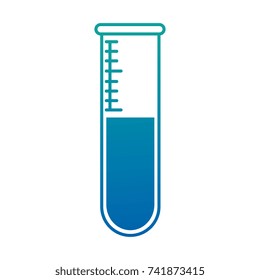 tube test laboratory isolated icon