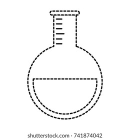 tube test laboratory isolated icon