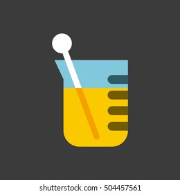 tube test laboratory line icons vector illustration design