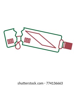 tube of toothpaste icon