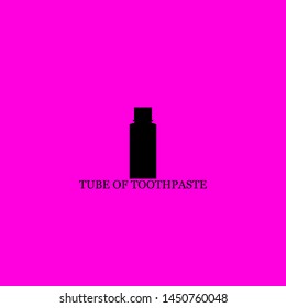 tube of toothpaste icon sign signifier vector