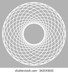 Tube torus sacred geometry vector