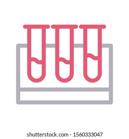 tube vector colour line icon 