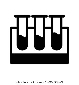 tube vector glyph flat icon 