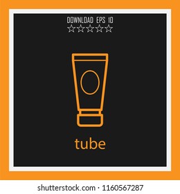 tube vector icon