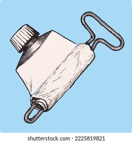 tube white compression lid object
