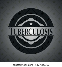Tuberculosis black emblem. Vector Illustration. Detailed.