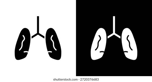 Tuberculosis TB icon symbol for App and Branding.