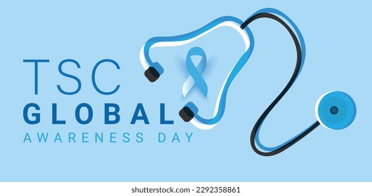 Tuberous Sclerosis Complex  awareness day. Template for background, banner, card, poster. vector illustration.