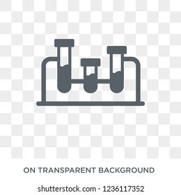 Tubes icon. Tubes design concept from Science collection. Simple element vector illustration on transparent background.