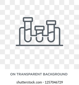 Tubes icon. Tubes design concept from Science collection. Simple element vector illustration on transparent background.