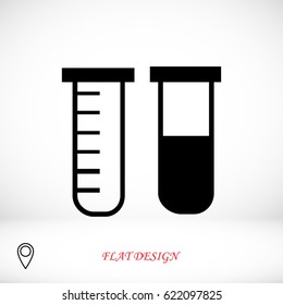 tubes icon, vector best flat icon, EPS