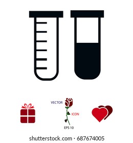 tubes icon, vector best flat icon, EPS