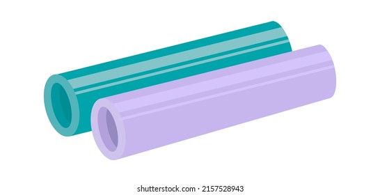 Tubes Industrial icon. Vector illustration