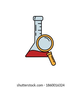 tubes line icon. element of bacterium virus illustration icons. signs symbols can be used for web logo mobile app UI UX