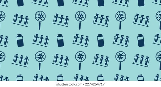 Tubes with medicines or vaccine pattern. Pharmacy and health care.