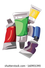 tubes of paint