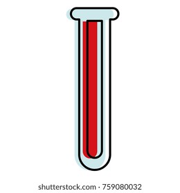 tubes test with blood
