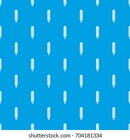 Tubular bulb pattern repeat seamless in blue color for any design. Vector geometric illustration