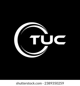 Diseño de logotipos de letras TUC, inspiración para una identidad única. Elegancia moderna y diseño creativo. Marca tu éxito con el impresionante logotipo.