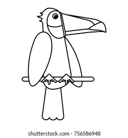 Tucan bird cartoon