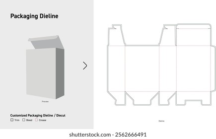 tuck end boxes interlocking buckles dieline