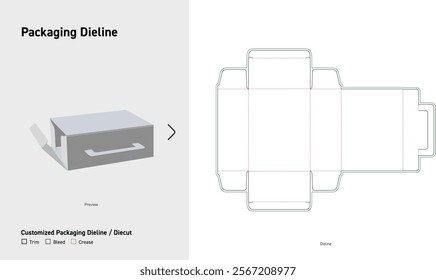 tuck end boxes lock inserts dieline