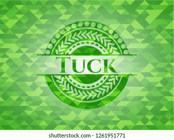 Tuck green mosaic emblem