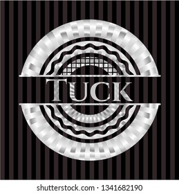Tuck silvery badge