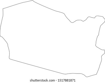 Tucker County Map In State Of West Virginia