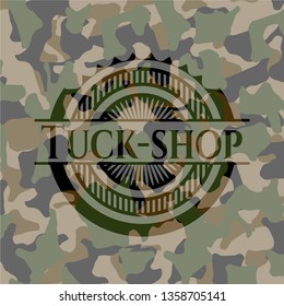 Tuck-shop on camo pattern