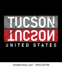 Tucson typography design vector, for t-shirt, poster and other uses